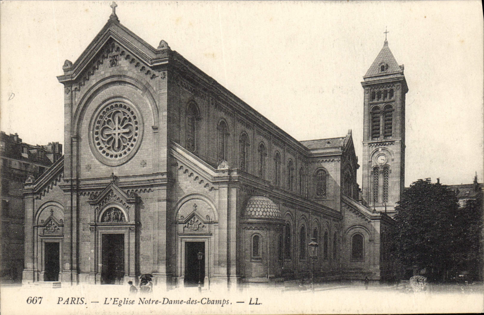 CPA Paris L'Eglise Notre Dame Des Champs