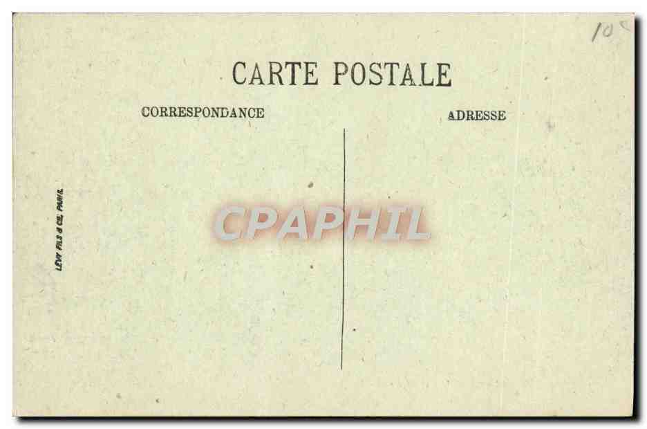 CPA Paris La Chapelle Expiatoire — Rückseite