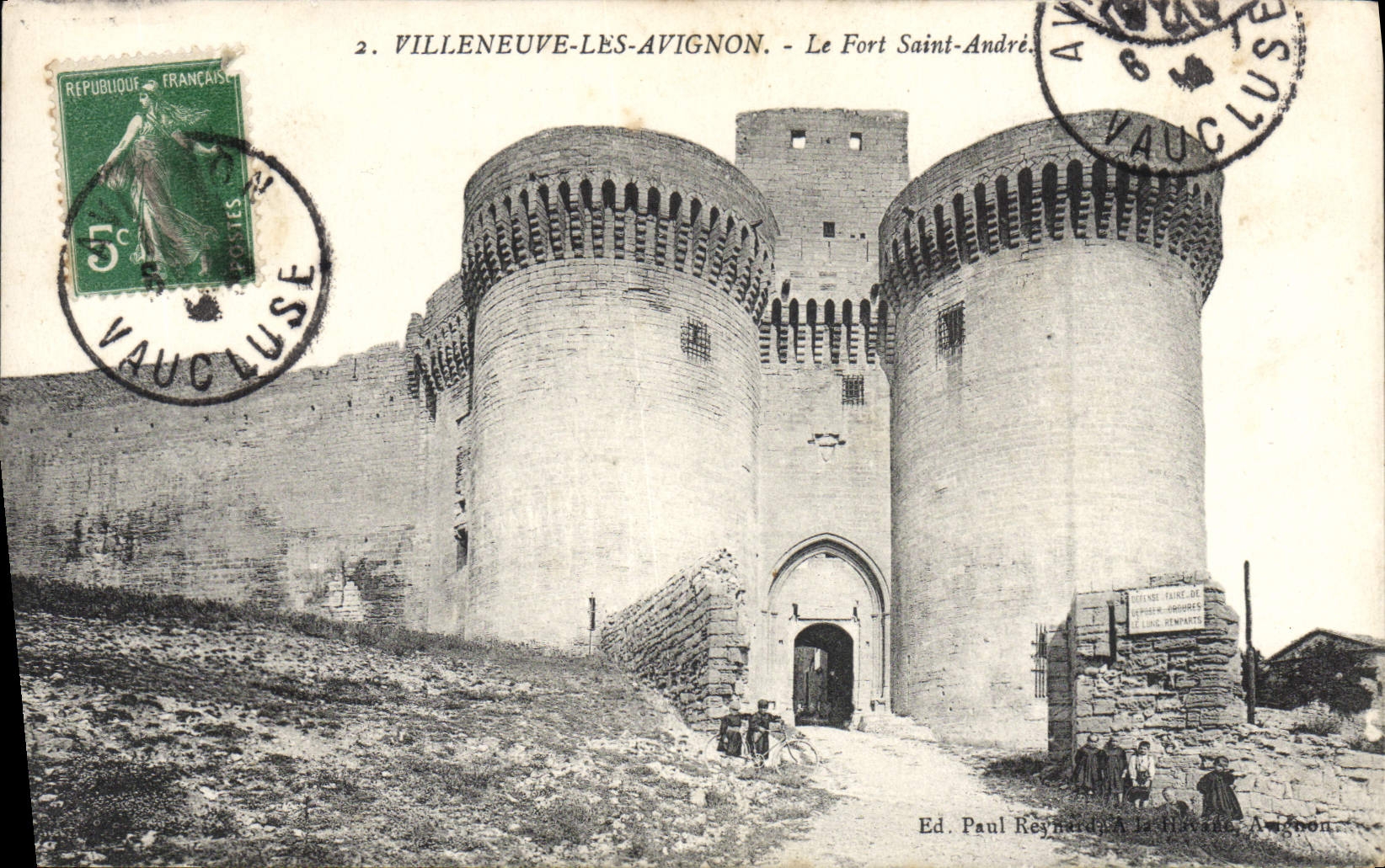 CPA Villeneuve Les Avignon Le Fort Saint Andre