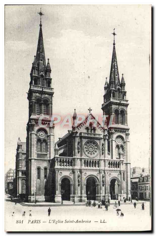 CPA Paris L'Eglise Saint Ambroise