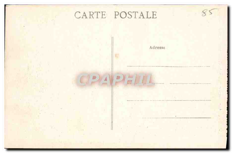 Poitiers (Vienne) — Église Montierneuf — Le Chevet Roman et XIVe siècle — Jules Robuchan, phot. Poitiers - 35 — Verso
