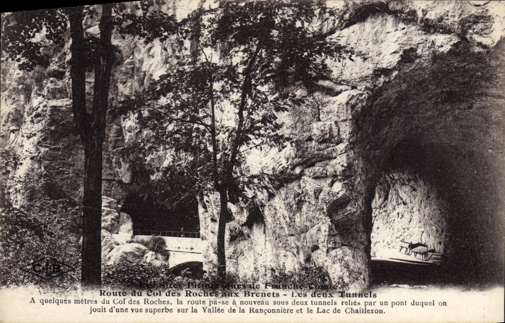 Route du Col des Roches - Les deux tunnels - Franche-Comté