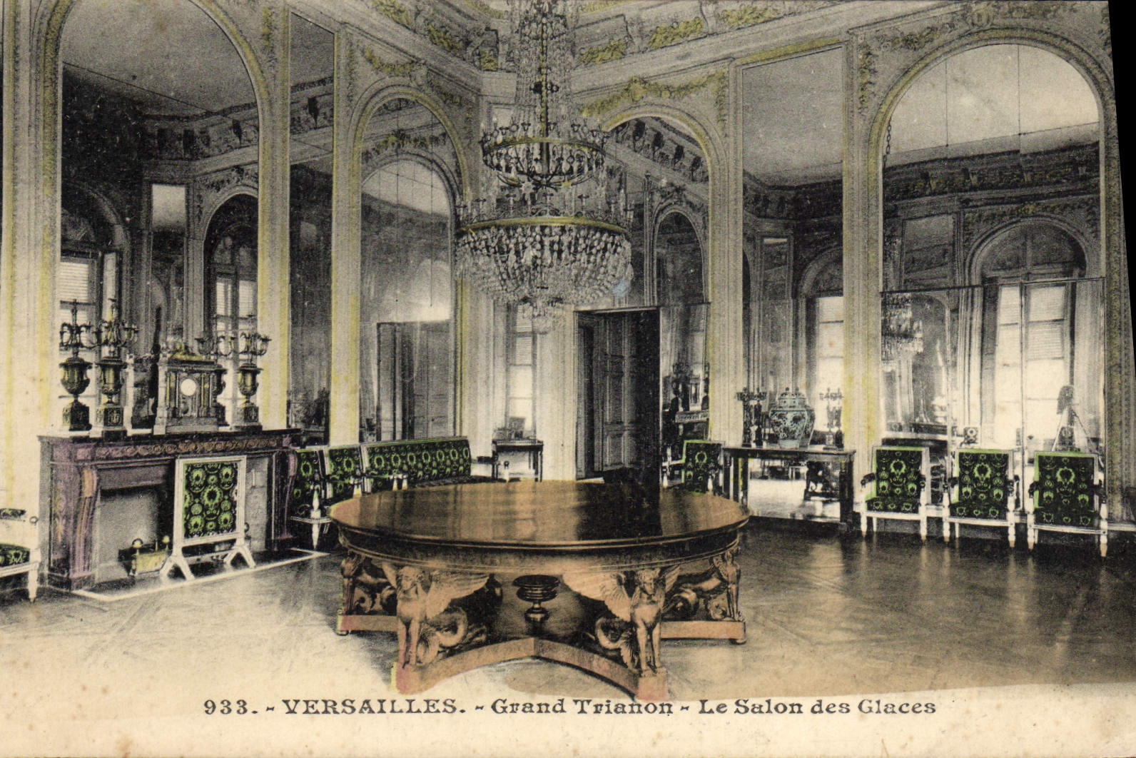 CPA Versailles Grand Trianon Le Salon Des Glaces