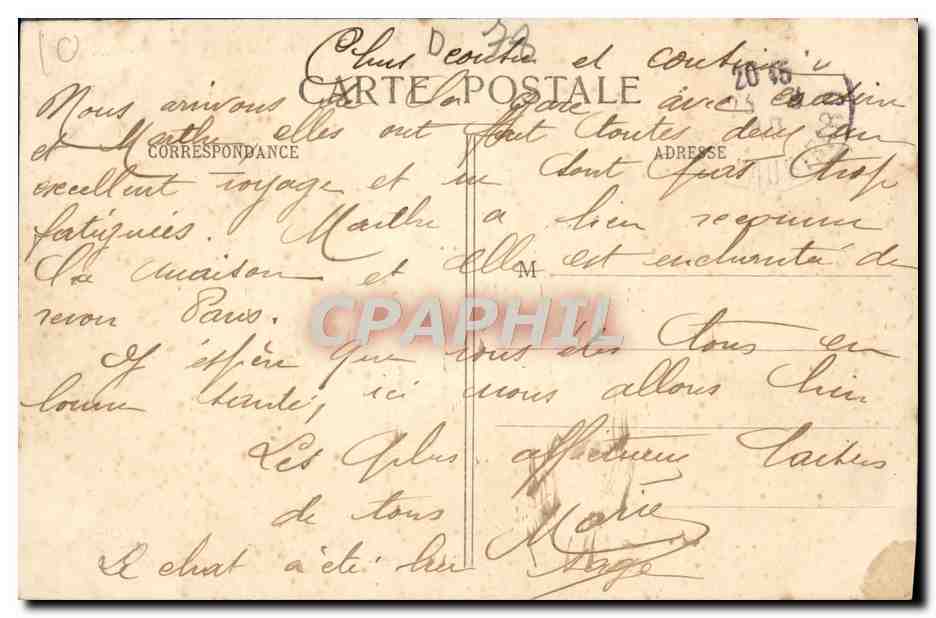CPA Versailles Grand Trianon Le Salon Des Glaces — Verso