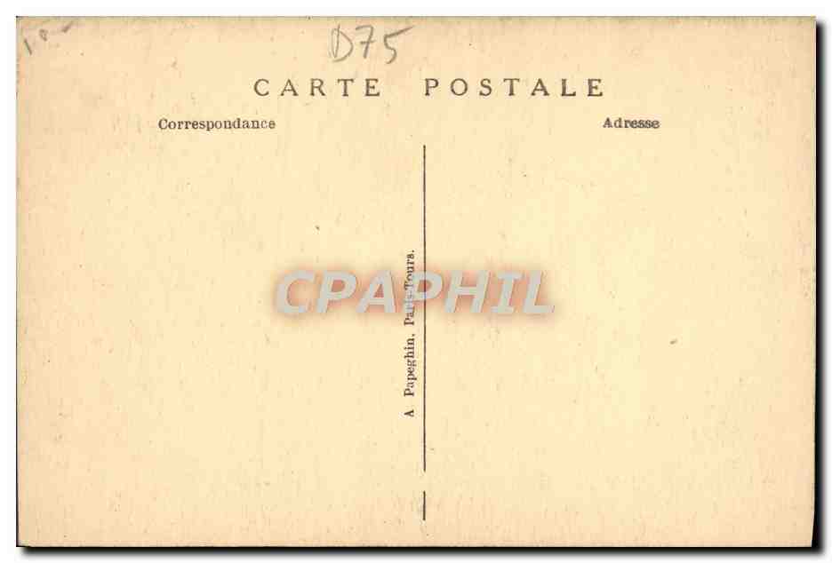 CPA Paris L'Arc De Triomphe Du Carrousel — Verso