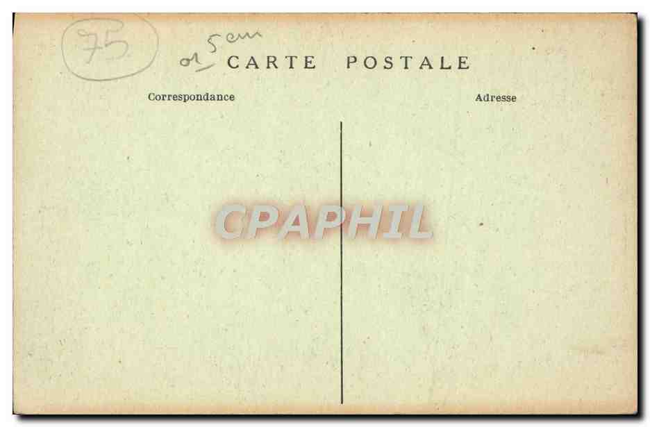 CPA Paris La Sorbonne T Chartan Louis IX a l'abbaye de Royaumont etudie les mathematiques direction Vincent de Beauvais — Rückseite