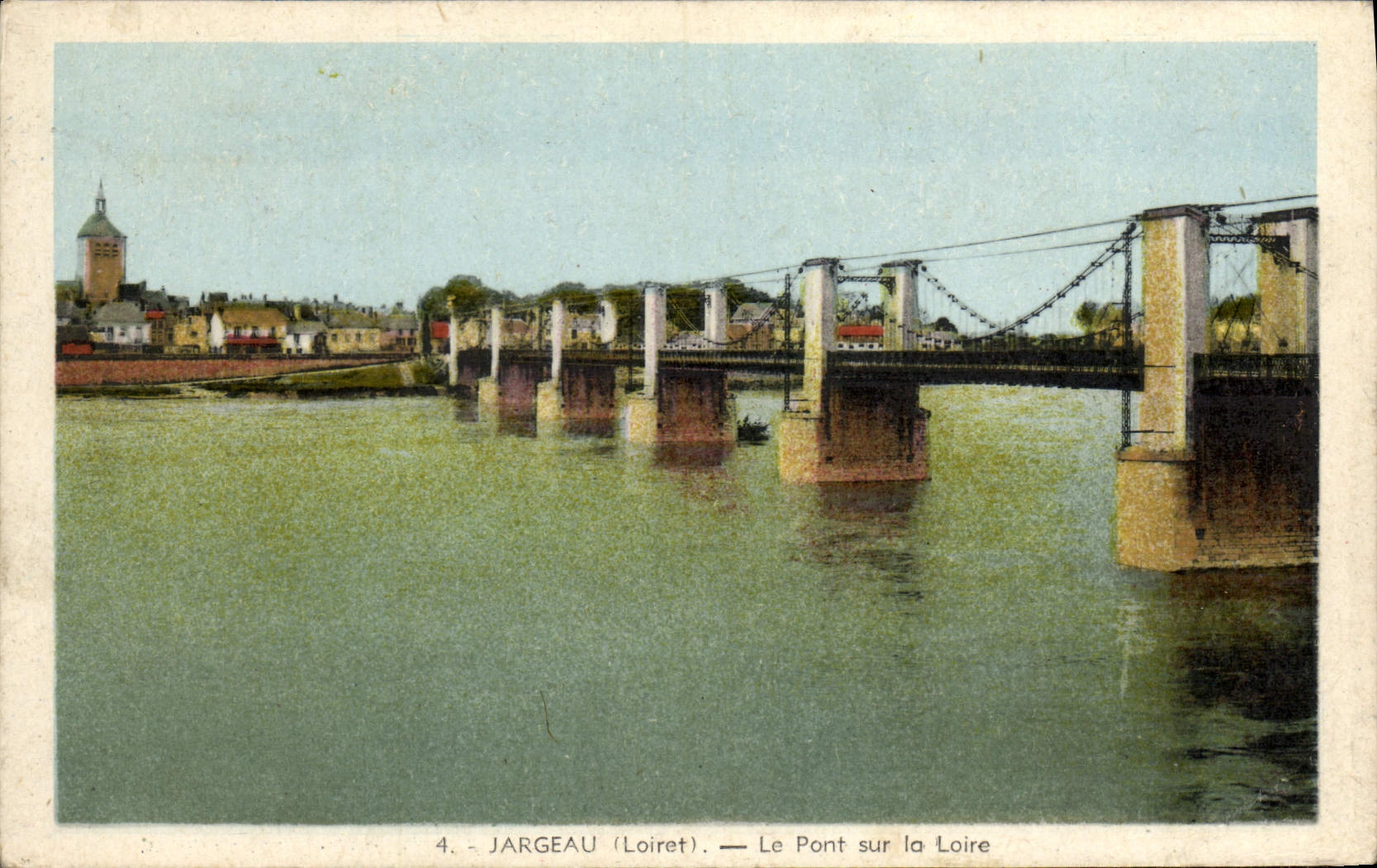 CPA Jargeau Le Pont Sur la Loire