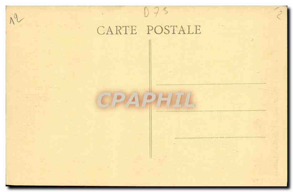 CPA Aix Les Bains Vue Generale Et Le Lac Du Bourget  — Rückseite