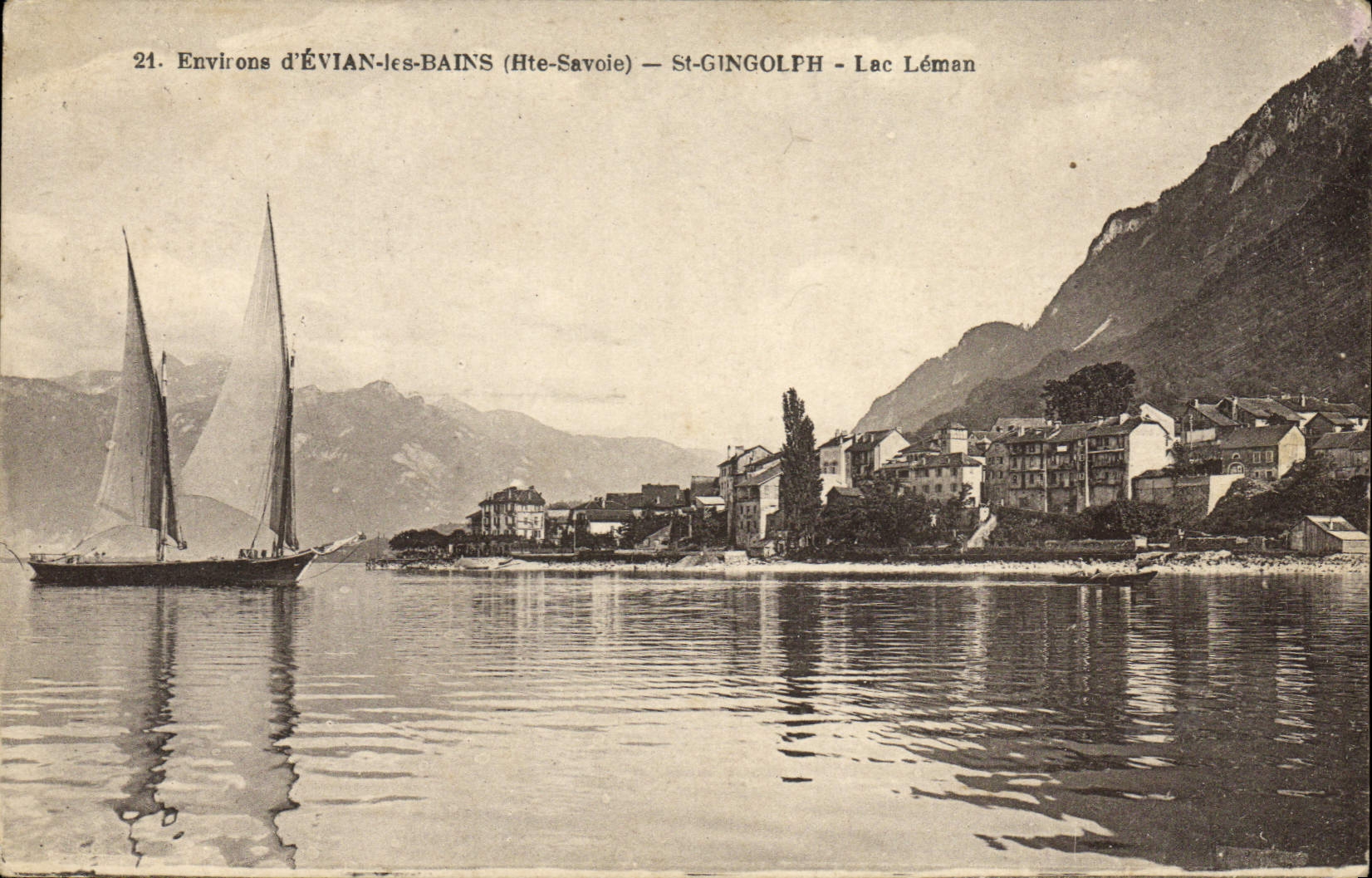 St-Gingolph — Lac Léman — Environs d'Évian-les-Bains (Hte-Savoie) — L. Faurraz, édit.