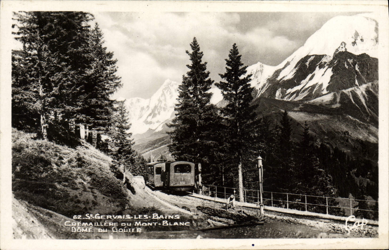 Crémaillère du Mont-Blanc — Dôme du Gouter — St-Gervais-les-Bains — éditeur Cat