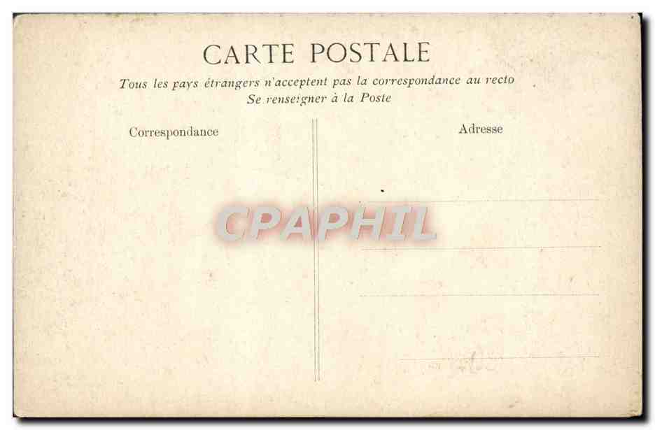 CPA Versailles Chard D'Apollon Le Tapis Vert et le palais — Verso