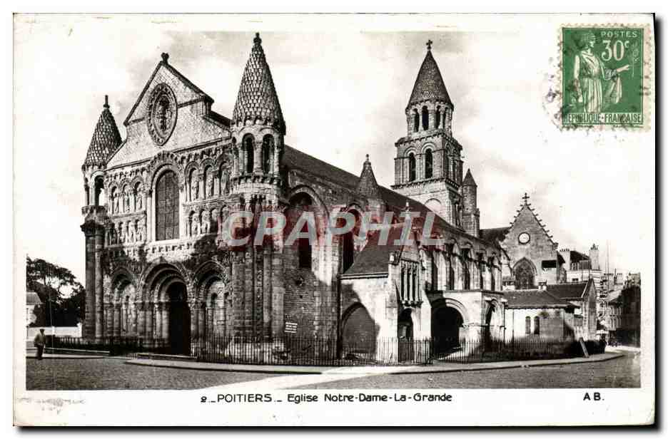 Poitiers — Église Notre-Dame-la-Grande — A.B. Éditeur