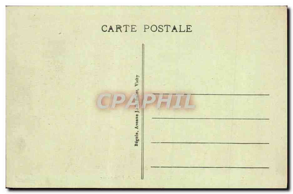 CPA Vichy Chalet De I'Empereur — Rückseite