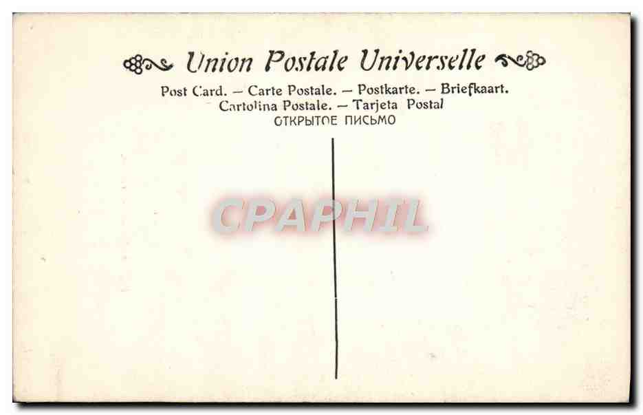 CPA Balestrieri Liseuse Musee du Luxembourg Paris — Back