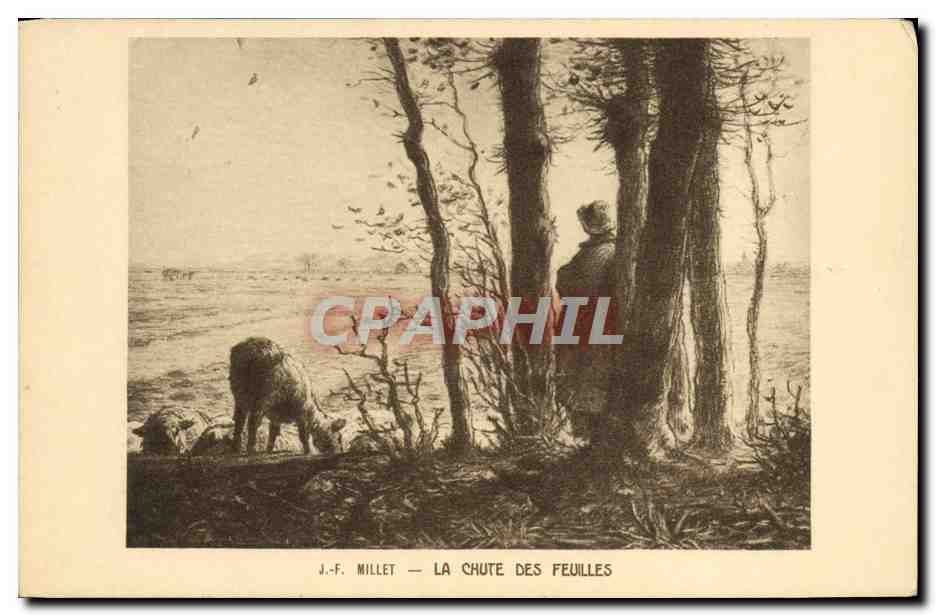CPA JF Millet La Chute Des Feuilles