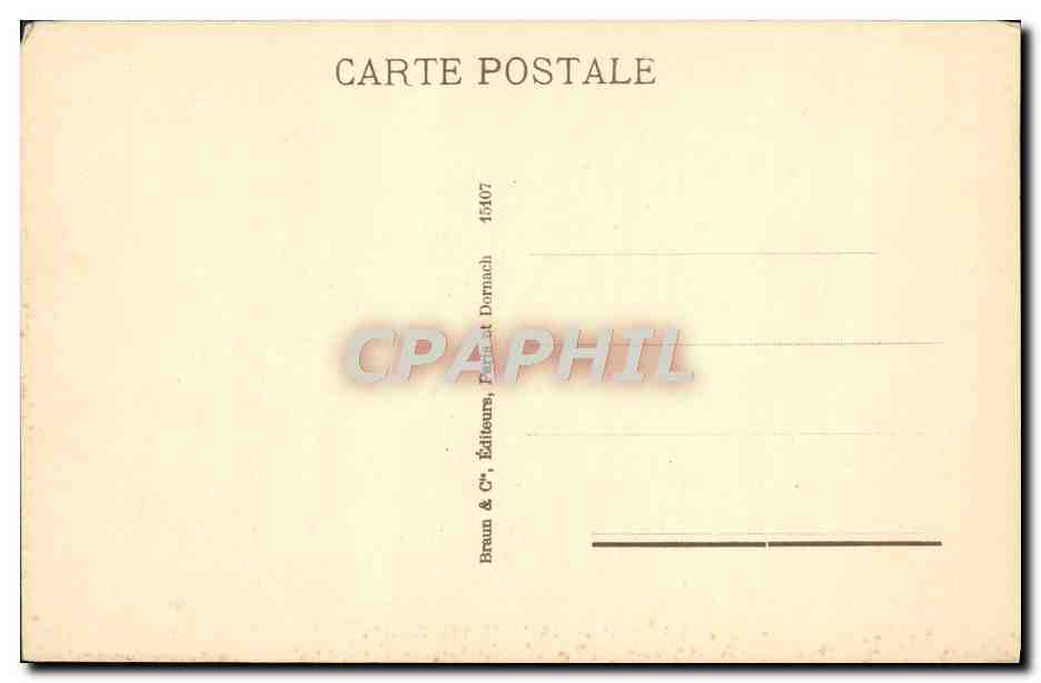 CPA JF Millet La Chute Des Feuilles — Verso