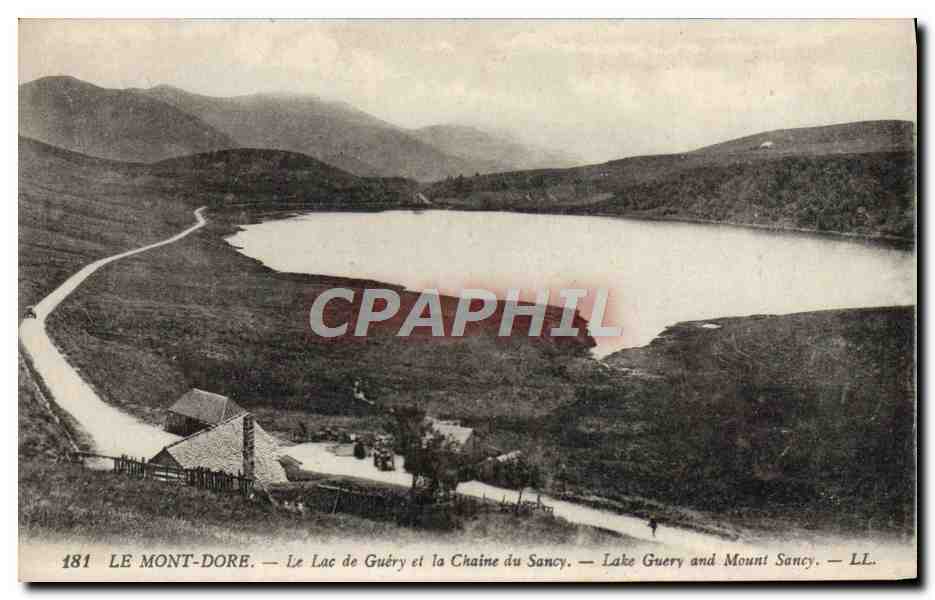 CPA Le Mont Dore Le Lac De Guery Et La Chaine Du Sancy