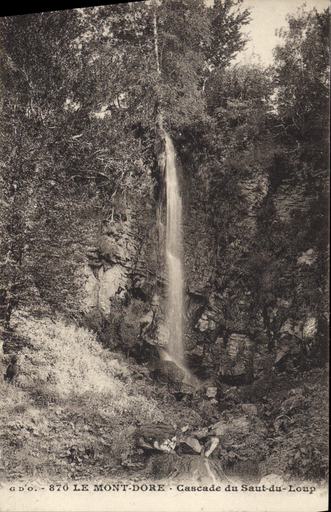 CPA Le Mont Dore Cascade Du Saut Du Loup