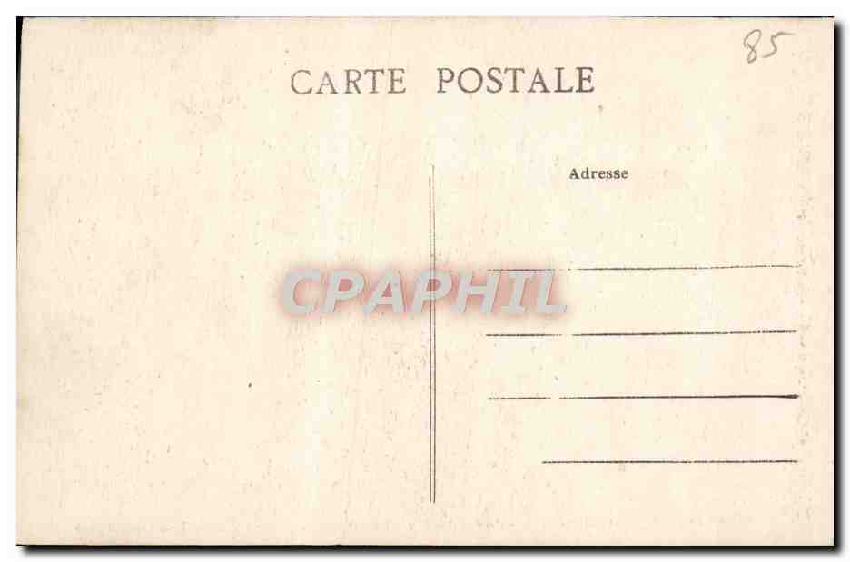 Poitiers (Vienne) — Le Chevet de la Salle des Pas-Perdus du Palais de Justice et de la Tour Maubergeon — Jules Rabecbon, phot. Poitiers - 40 — Verso