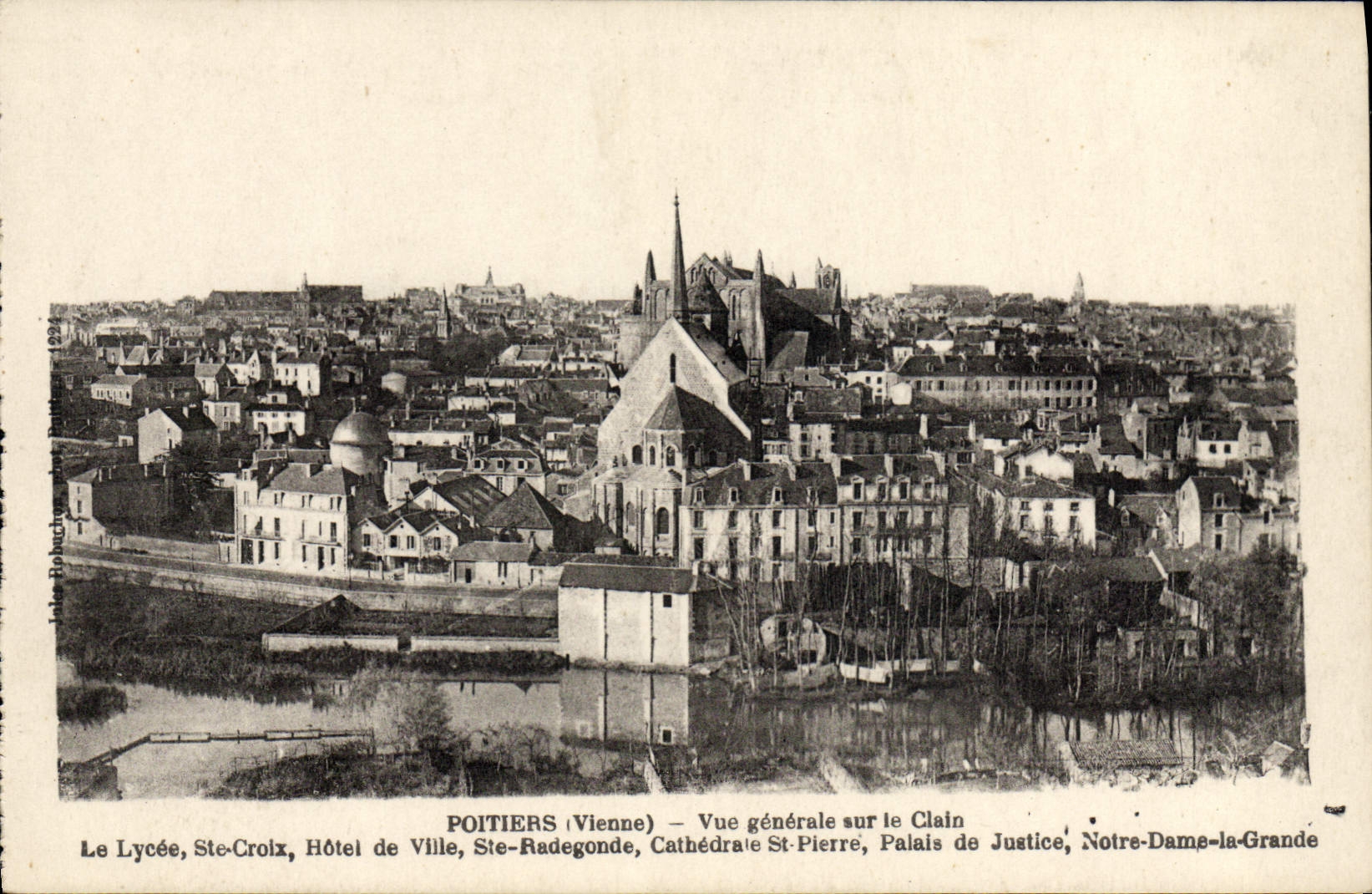 Poitiers (Vienne) — Vue générale sur le Clain — Jules Robuch
