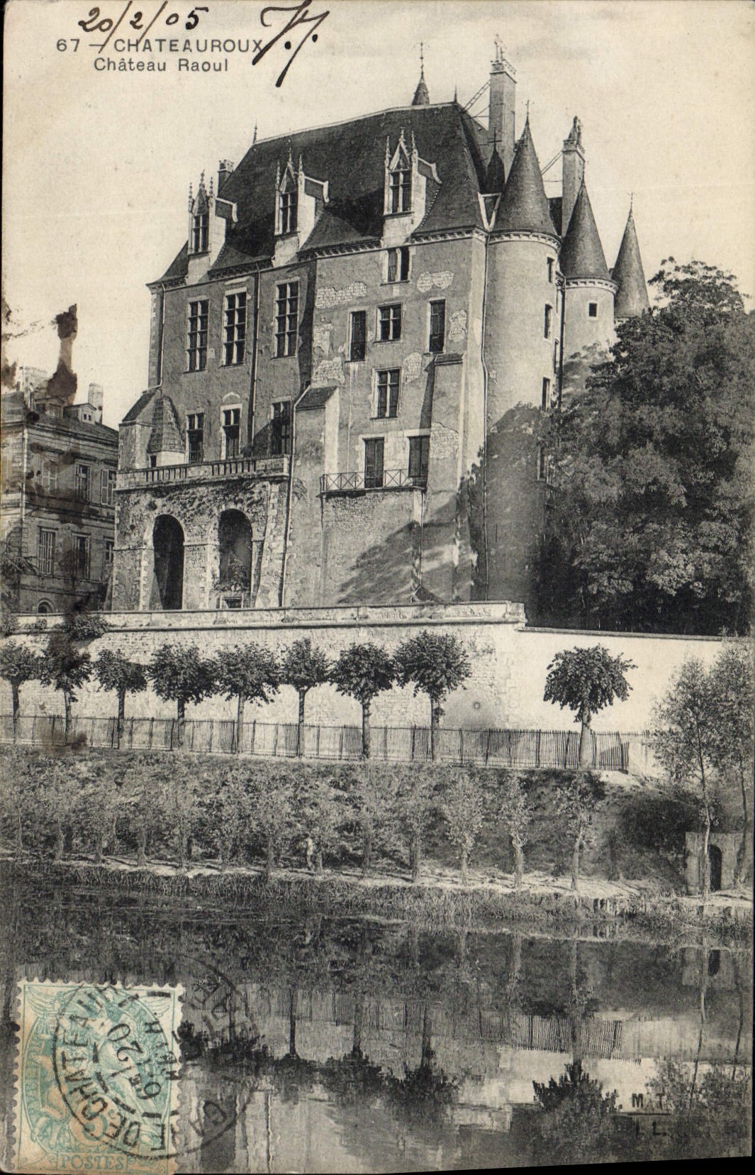 Château Raoul — Château de Châteauroux — éditeur M.T. (n°67)