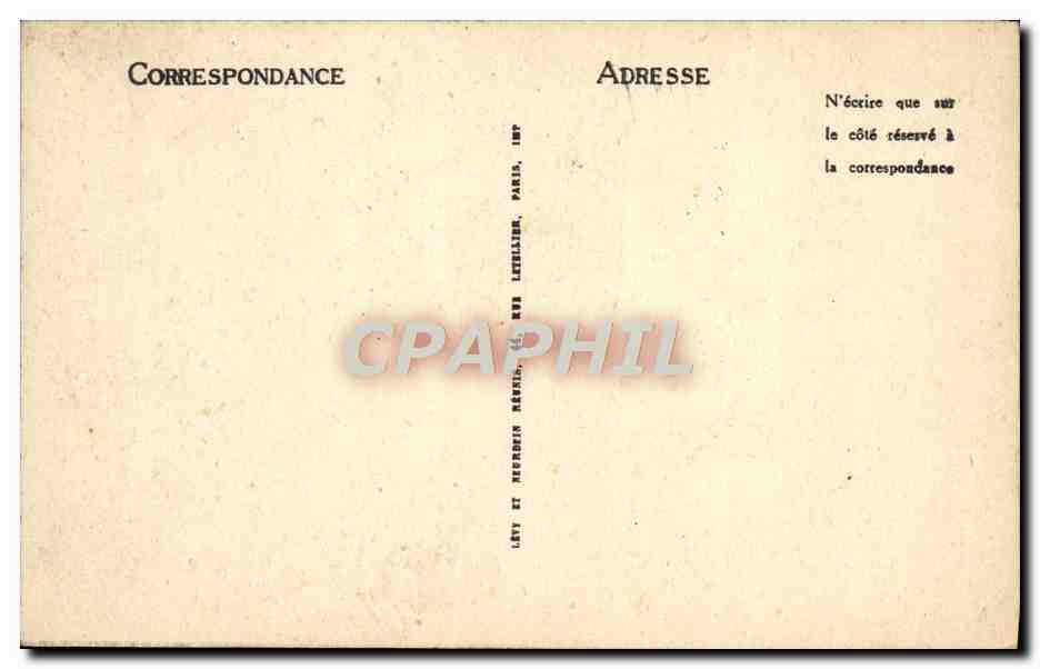 CPA Auxerre La Rue De L'Horloge — Verso