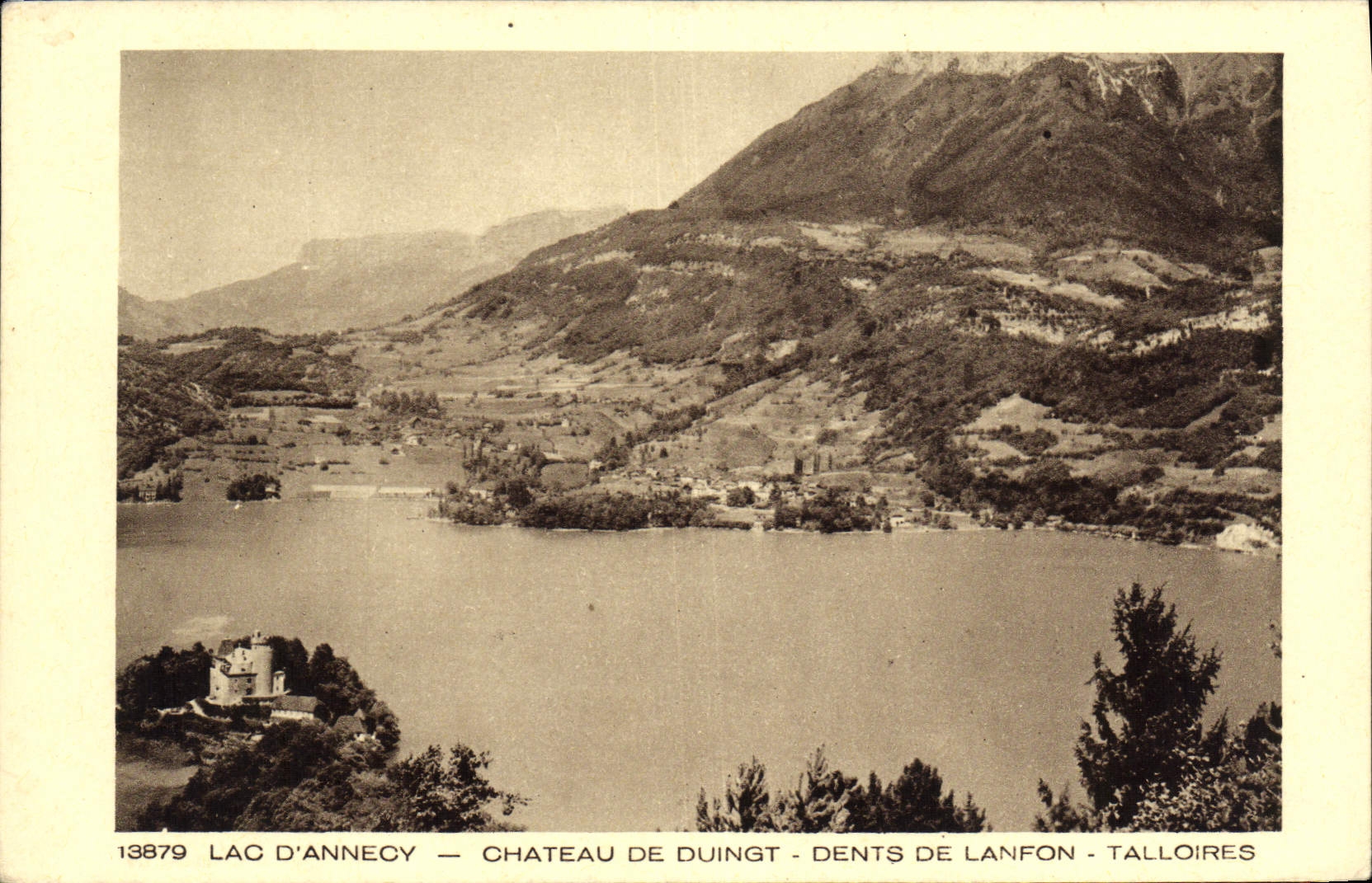 See von Annecy — Schloss Duingt — Dents de Lanfon — Talloires