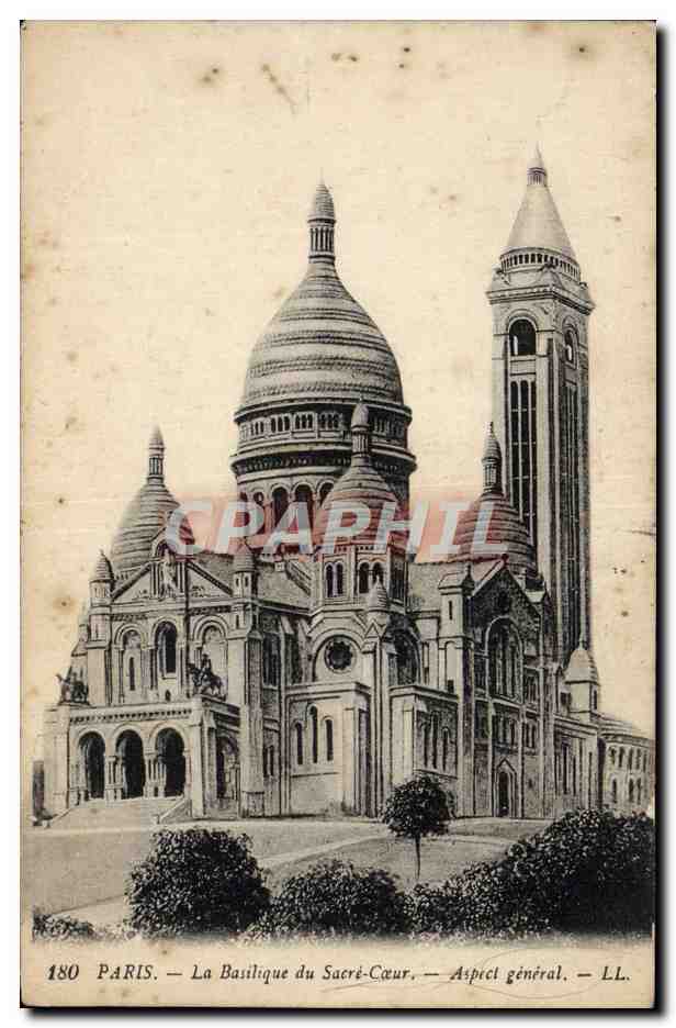 CPA Paris La Basilique Du Sacre Coeur Aspect general