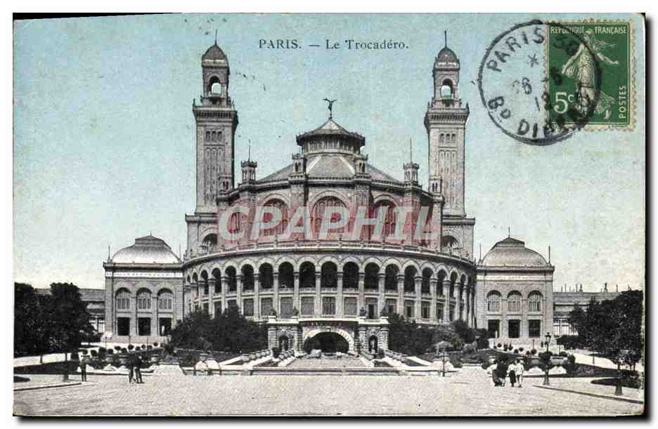 CPA Paris Le Trocadero