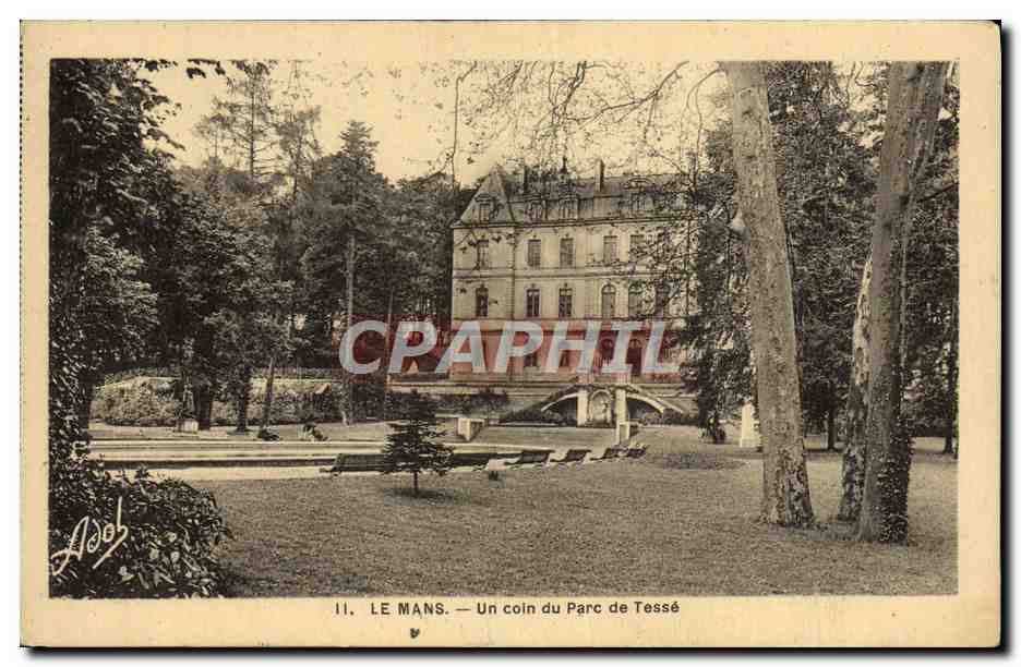 Le Mans — Un coin du Parc de Tessé — Adolphe