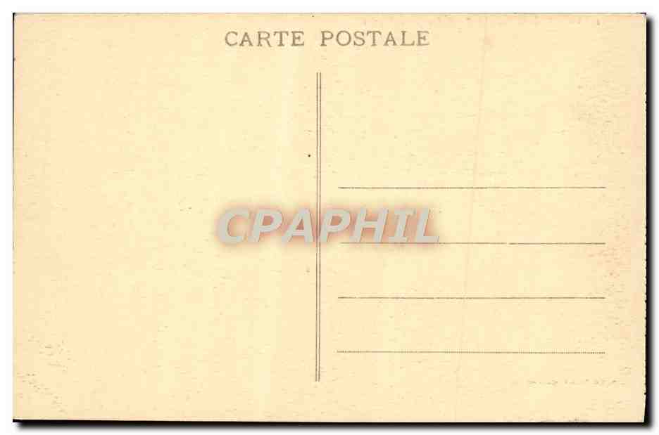 CPA Treboul La Plage Des Sables Blancs — Rückseite