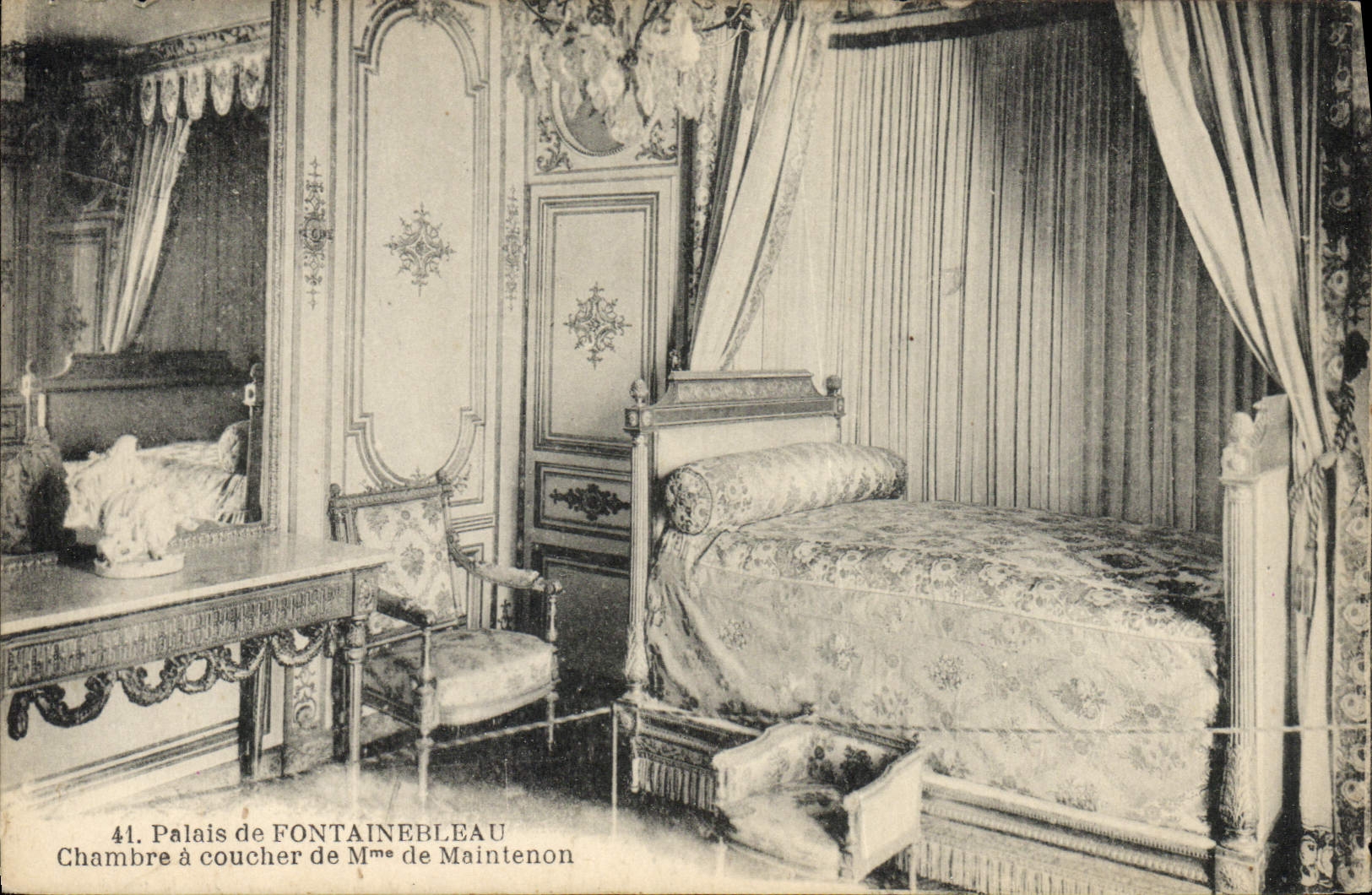 Schlafzimmer von Madame de Maintenon — Schloss Fontainebleau — n°41
