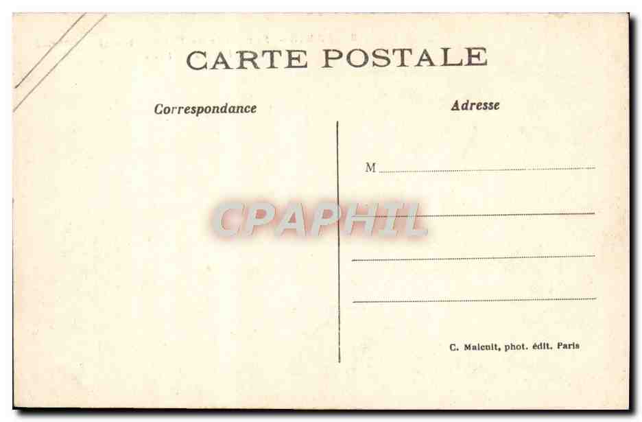 CPA Paris Souvenir De I'Annee Terrible 1870 1871 Le palais des Tuileries — Rückseite