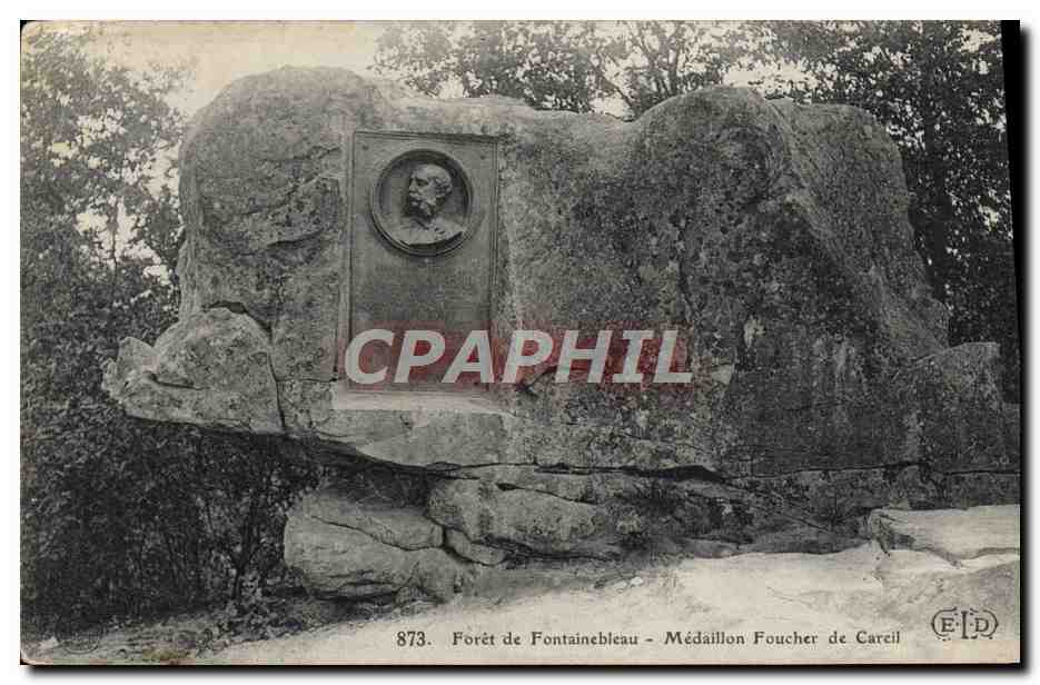 Bosque de Fontainebleau — Medalla Foucher de Careil — Editor E.P.D. n°873