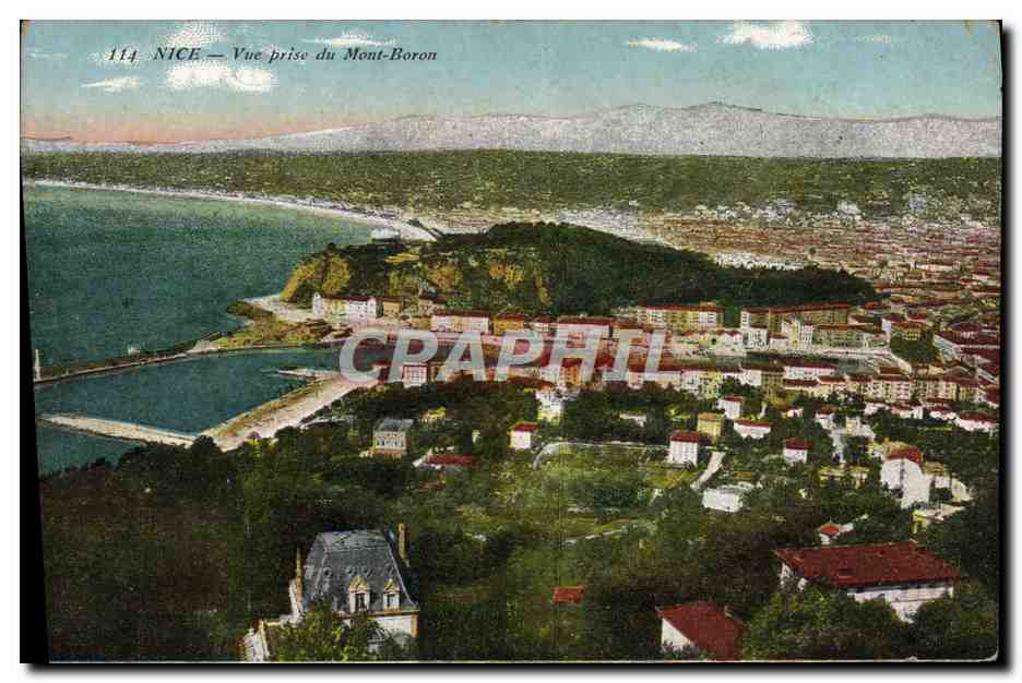 CPA Nice Vue Prise Du Mont Boron
