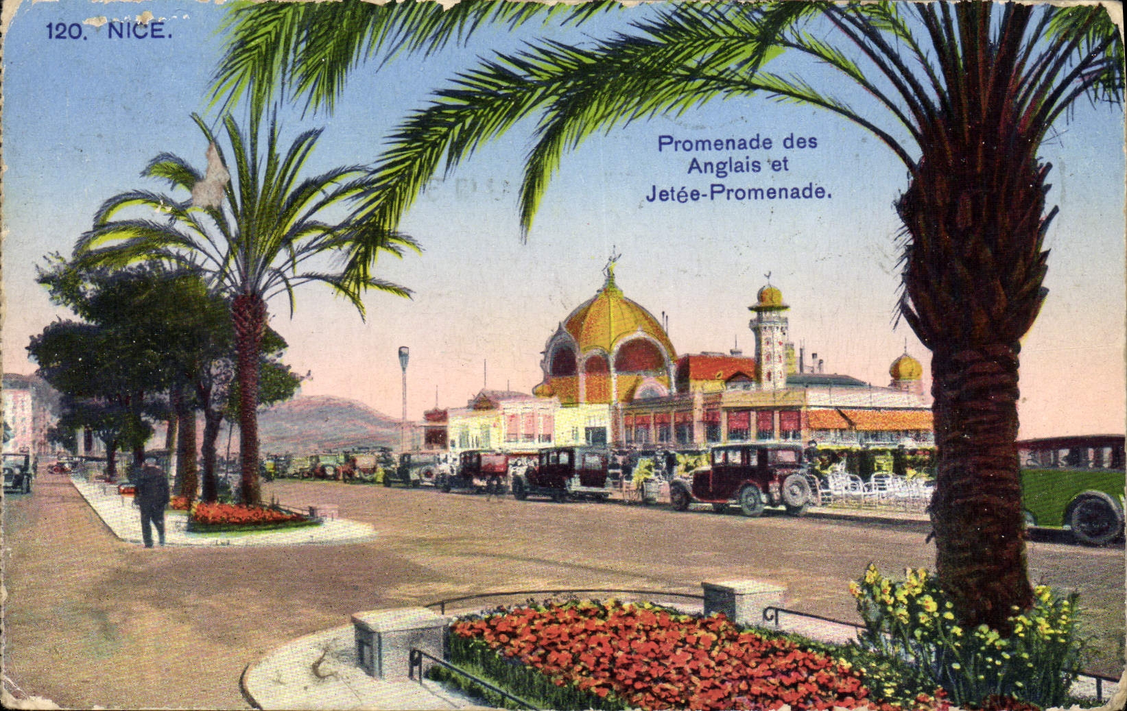 CPA Nice Promenade Des Anglais Et Jetee Promenade