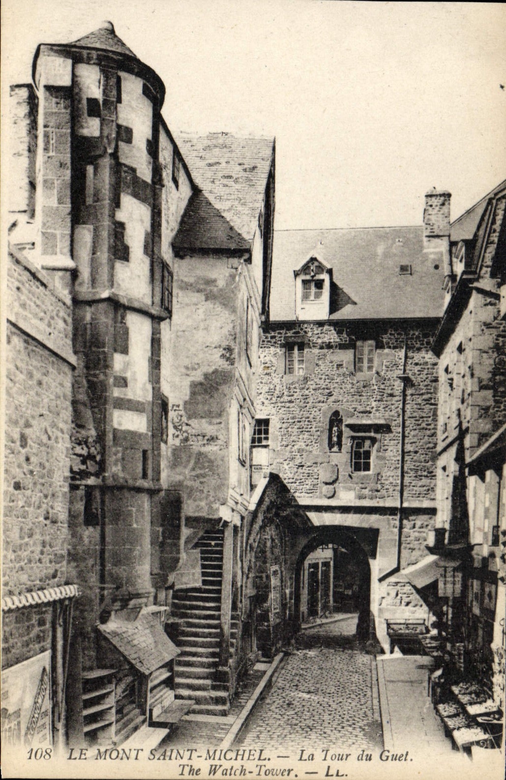 CPA Mont Saint Michel La Tour Du Guet