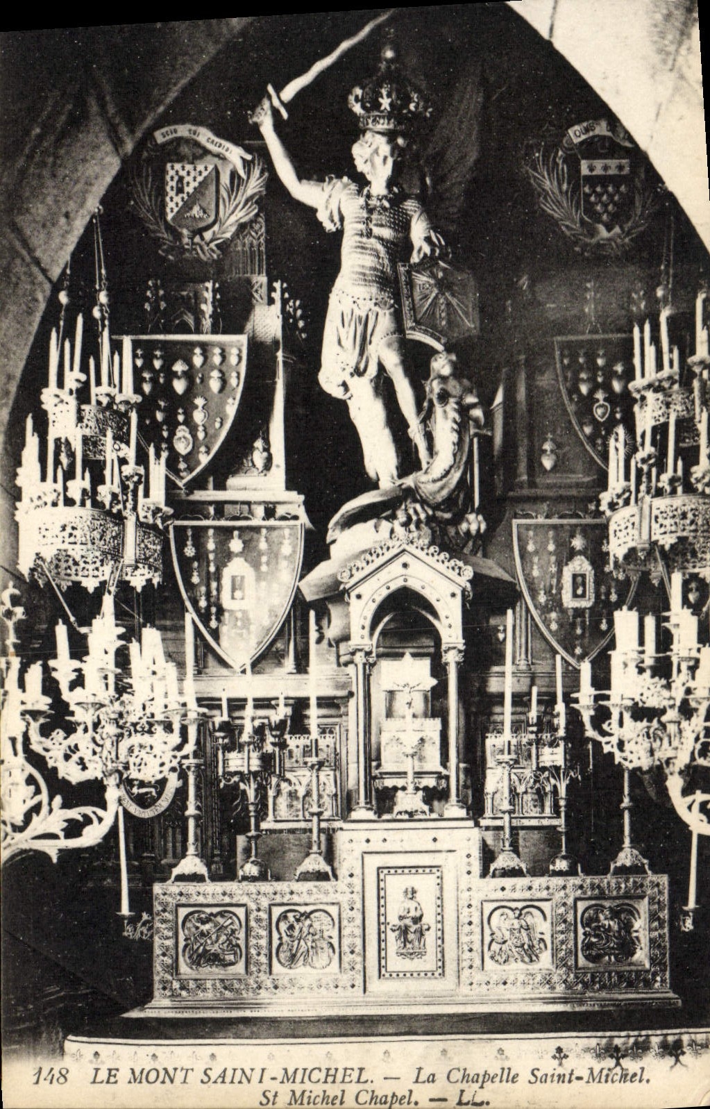 Le Mont Saint-Michel — La Chapelle Saint-Michel — Éditeur L.L. n°148