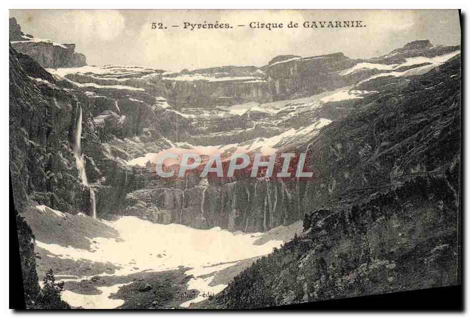CPA Pyrenees Cirque De Gavarnie