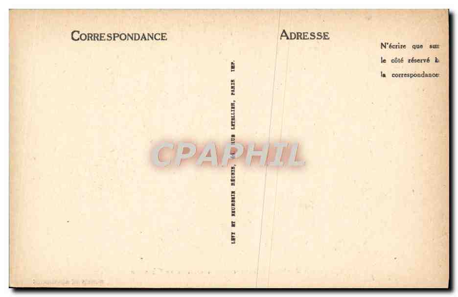 CPA Martin A Chacun Sa Chimere Musee de Bordeaux Anges — Verso