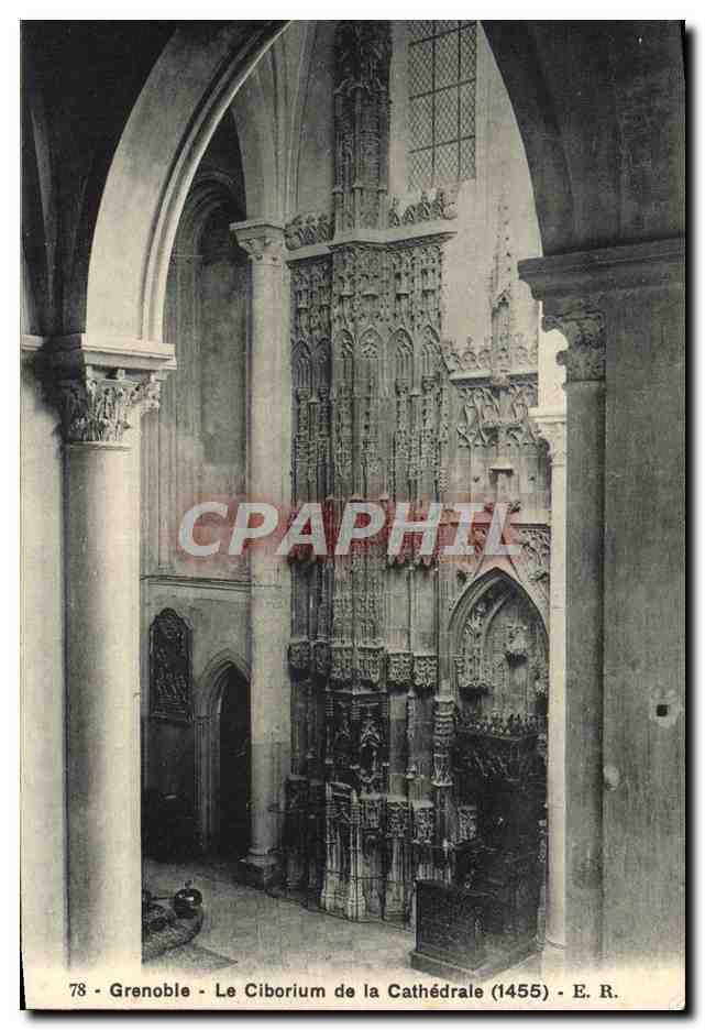 CPA Grenoble Le Ciborium De La Cathedrale