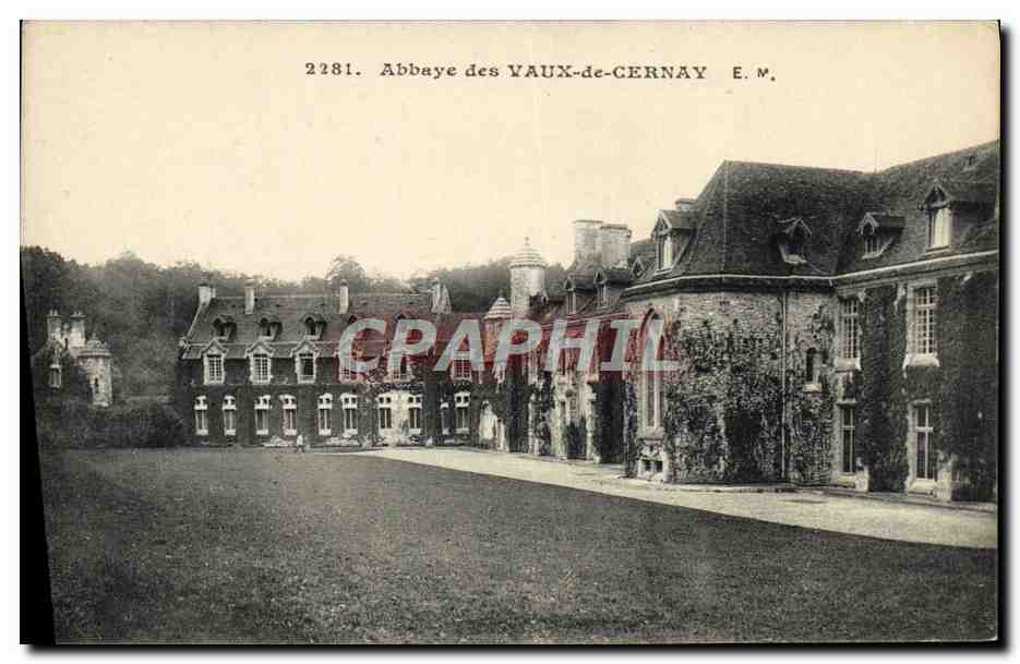 Abbaye des Vaux-de-Cernay — vue d'ensemble — E. Malcuit, n° 2281