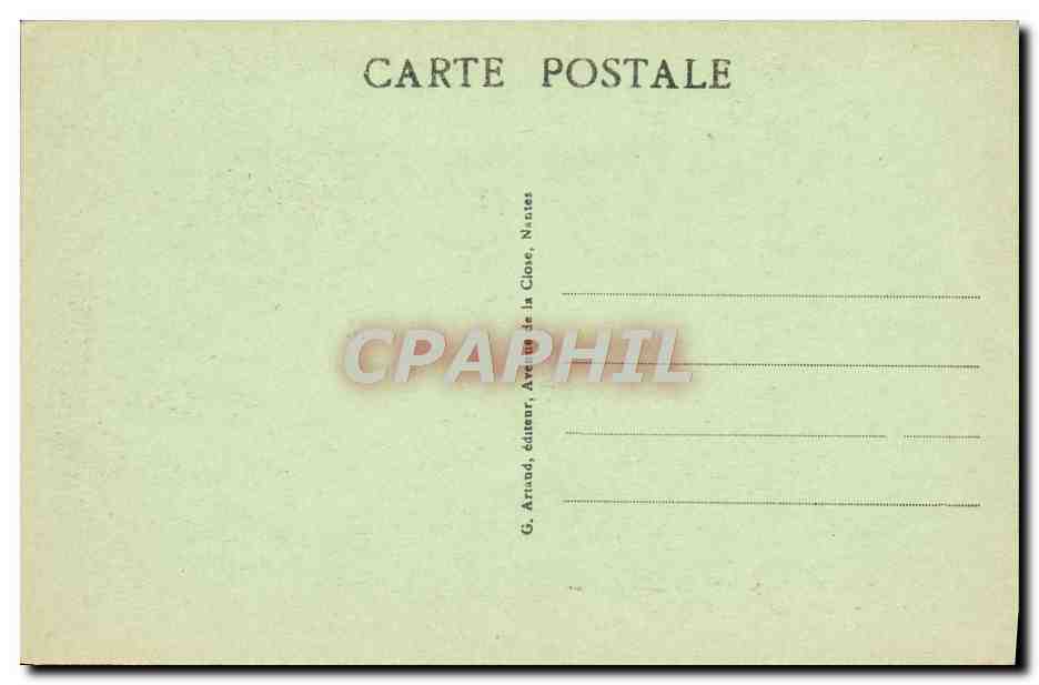 CPA Pornic Le Lever du Jour a Gourmalon Vers la Joseliere — Rückseite