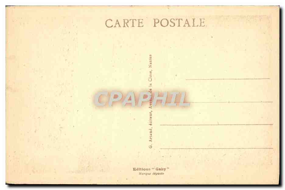 CPA Carcassonne La Cite Les Lices Hautes au Clair de lune — Verso