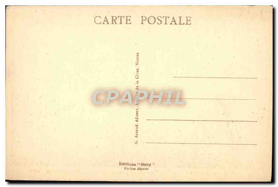 CPA Carcassonne Le Cite Interieur des Remparts Emplacement du theatre — Verso