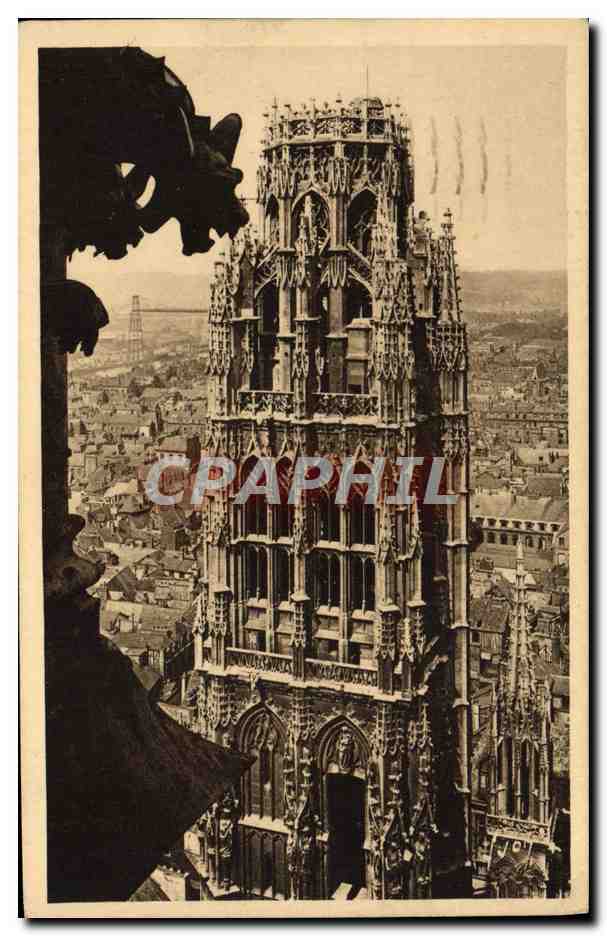 CPA Rouen La Tour du Beurre