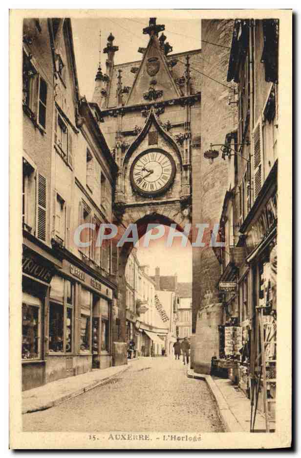 Auxerre - L'Horloge — éditeur Bonnet, illustré-journaux, n°15