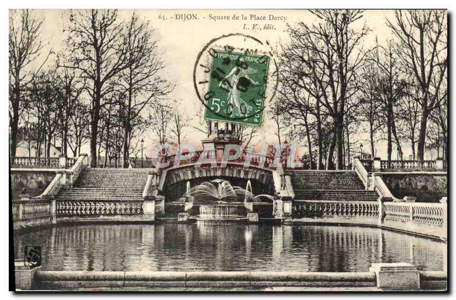 CPA Dijon Square de la Place Darcy
