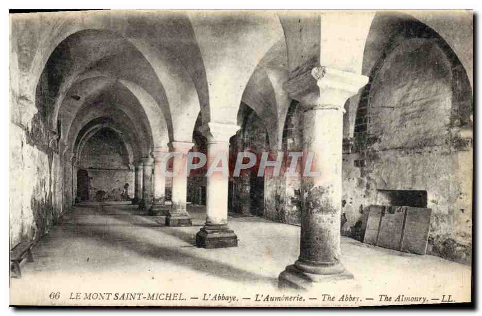 Le Mont-Saint-Michel — L'Abbaye — L'Aumônerie — LL