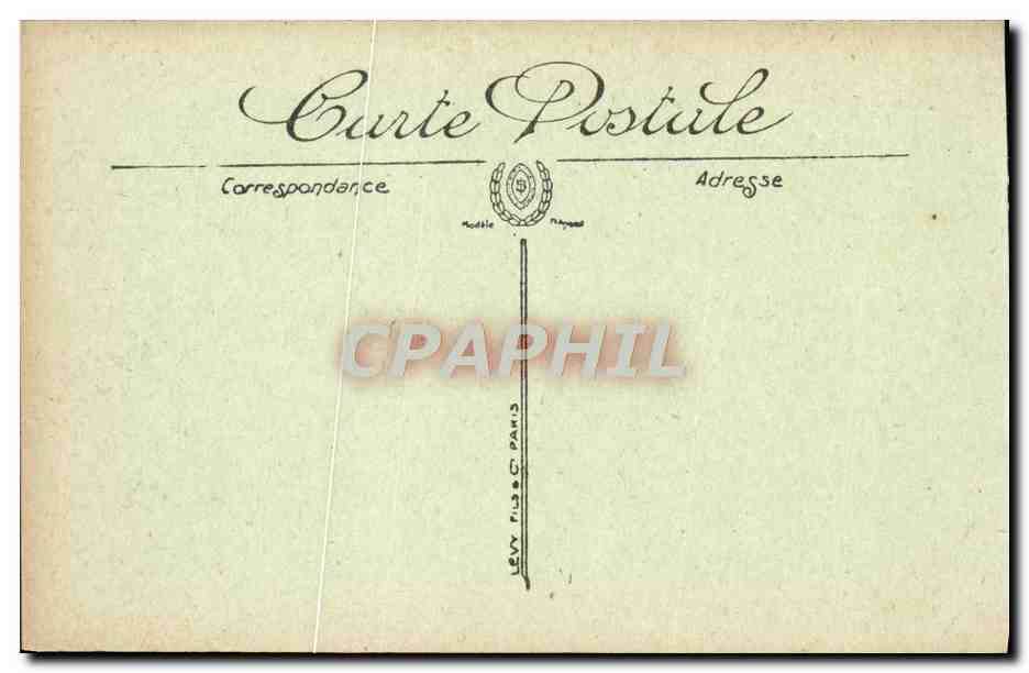 CPA Le Mont Saint Michel L'Abbaye La crypte de l'Aquilon — Verso